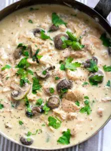 mushroom and chicken stew instant pot