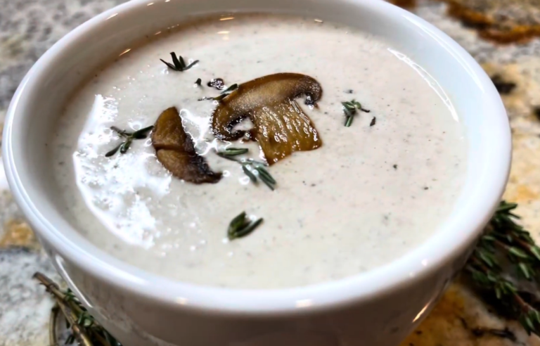 Keto Cream Mushroom Soup