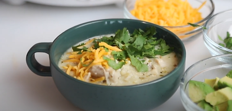 Keto White Chicken Chili