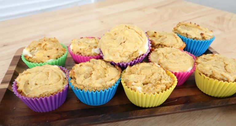 Keto Pumpkin Cream Cheese Muffins