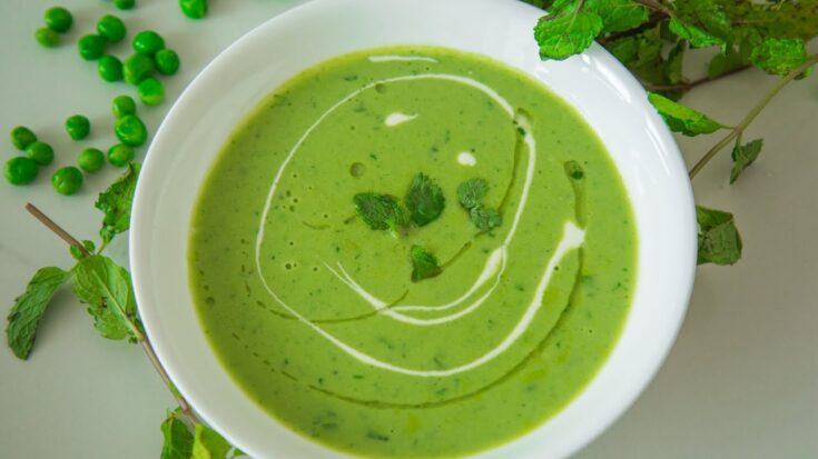 creamy pea soup