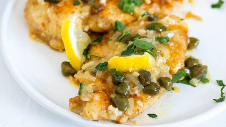 Keto Chicken Piccata
