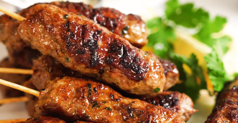 Grilled Lamb Kofta Kebab