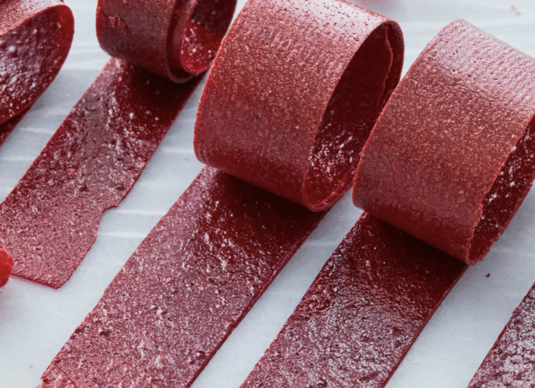 raspberry fruit leather