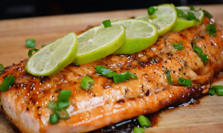 Keto Honey Glazed Salmon