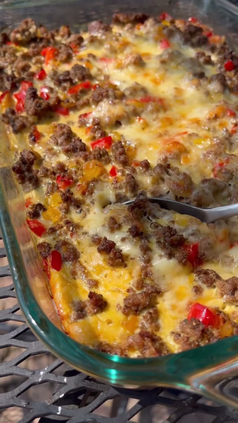Philly cheesesteak casserole