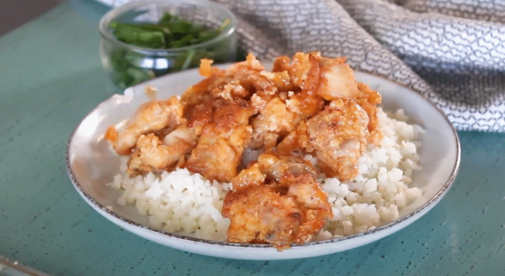 keto sweet and sour chicken