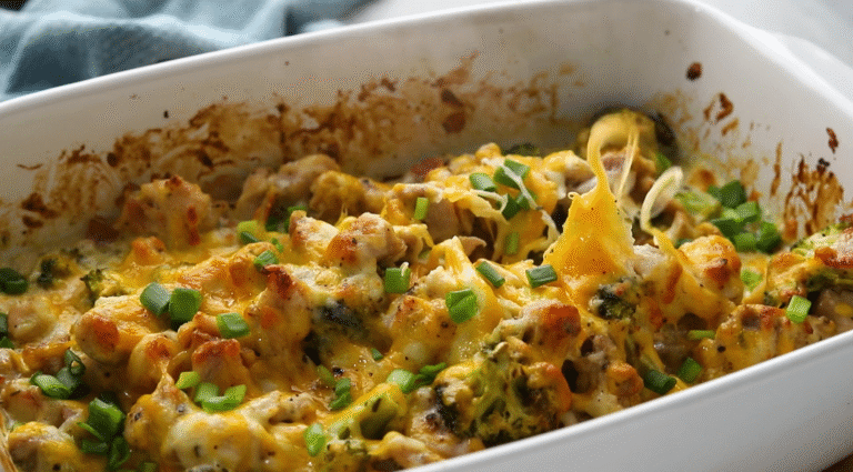 keto chicken bacon ranch casserole
