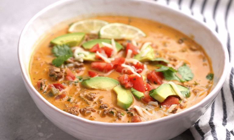 keto taco soup