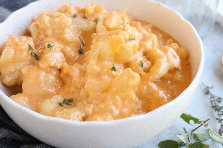 Keto Cauliflower Mac and Cheese