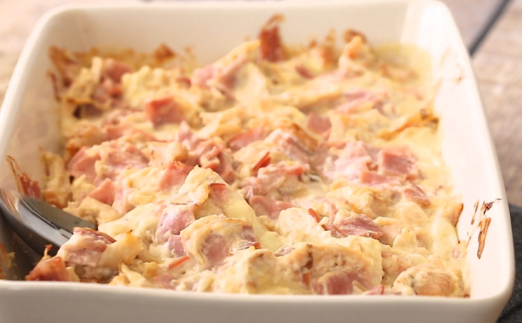 Keto Chicken Cordon Bleu Casserole