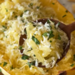 instant pot garlic parmesan spaghetti squash