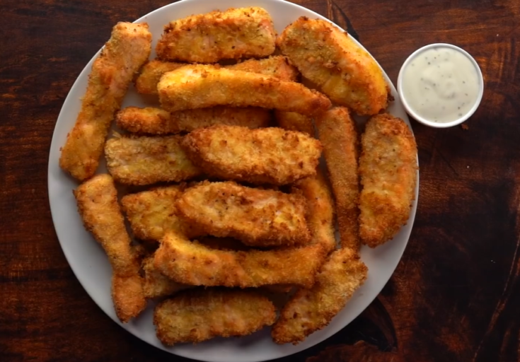 Keto Air Fryer fish sticks