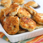 Keto Cheesy Chicken Fritters