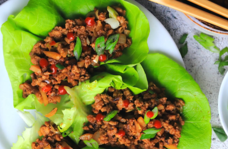 Keto PF Changs Chicken Lettuce Wraps