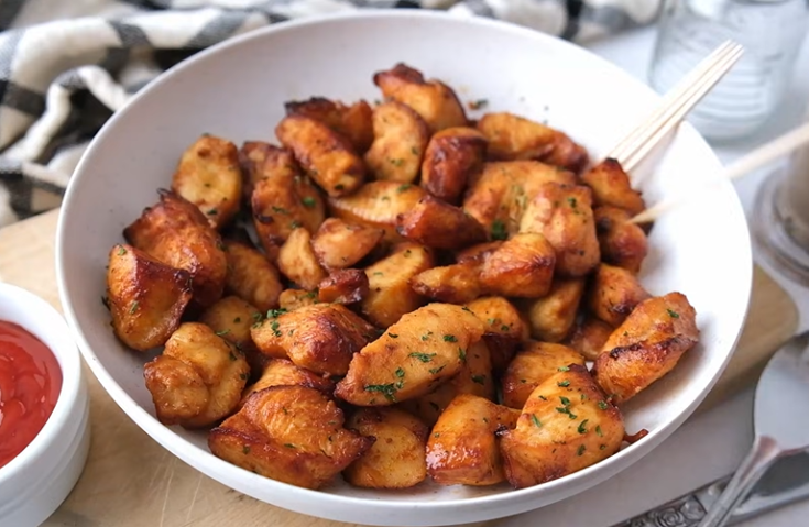Air Fryer Crispy Chicken Bites