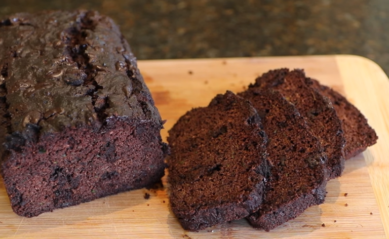 Double Chocolate Zucchini Bread (Sugar Free)