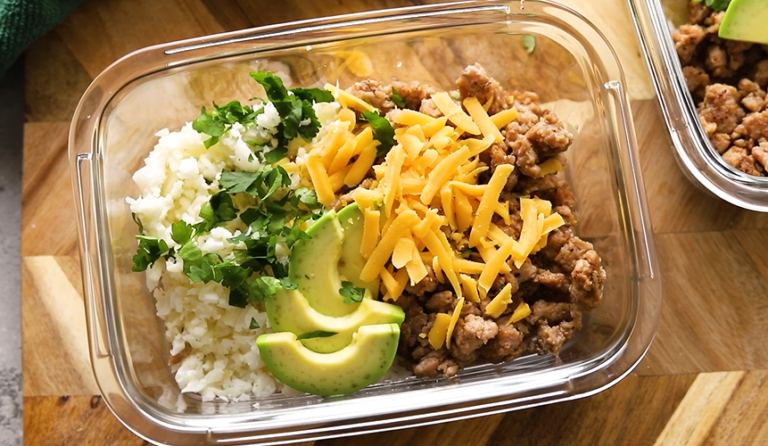 Keto Turkey Taco Bowls