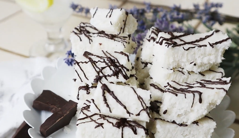 No-Bake Keto Coconut Bars