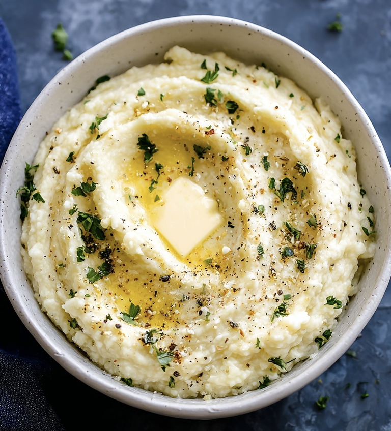 Keto Mashed Cauliflower